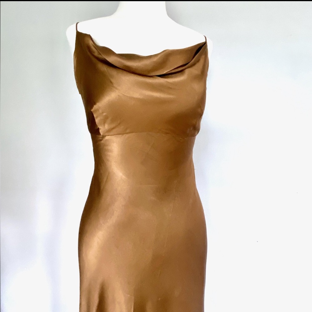 Y2K Henri Bendel Silk Slip Dress